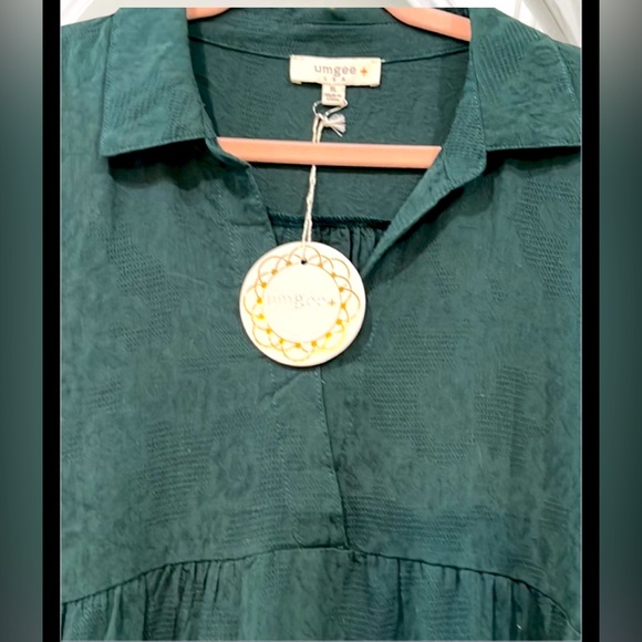 Umgee| Green Tiered Maxi Dress| Size XL - Picture 3 of 4